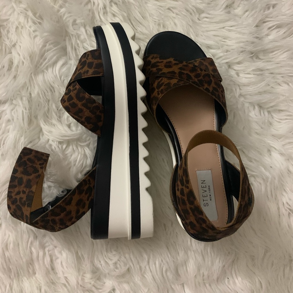 STEVEN NEW YORK MACON WEDGE SANDAL
